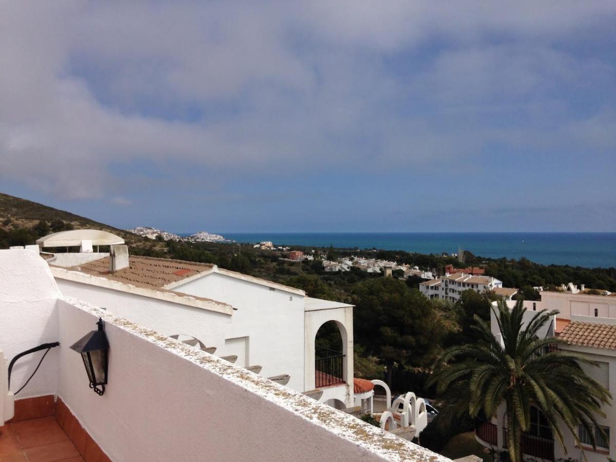 Apartamento Dos Terrazas, Vistas Al Mar. Piscina Peniscola Exterior photo